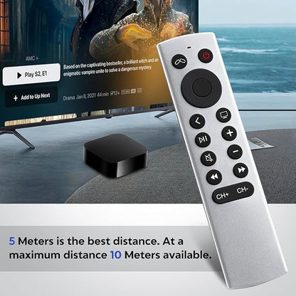 Replacement for Apple-TV-4K-Remote, Remote Control for Apple TV 4K/HD (NOT Siri and Voice)