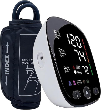 Upper Arm Electronic Blood Pressure Monitor,Blood Pressure Machine, with Cuff and Charging Wire,LED Display,FC-BP 103