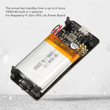 UPS Lite V1.2 UPS HAT Board, V1.2 UPS Power HAT Board 1000mAh Battery for Business
