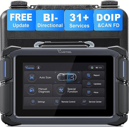 VDIAGTOOL Bidirectional Scan Tool VD70 Lite, OBD2 Scanner Diagnostic Tool with 31+ Resets, 2026 Scanner for Car, Full System Scan, CAN FD & DoIP, Free Update