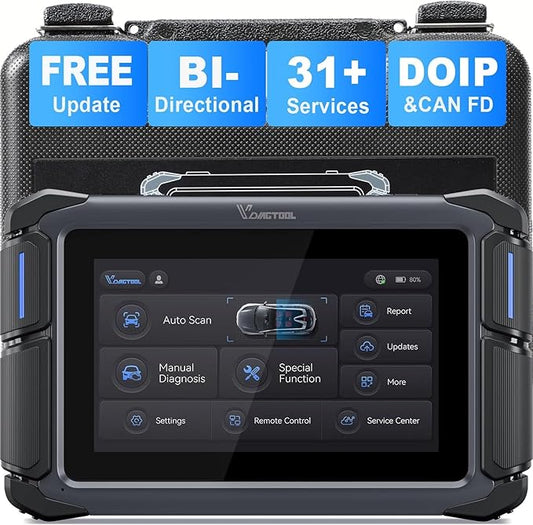 VDIAGTOOL Bidirectional Scan Tool VD70 Lite, OBD2 Scanner Diagnostic Tool with 31+ Resets, 2026 Scanner for Car, Full System Scan, CAN FD & DoIP, Free Update