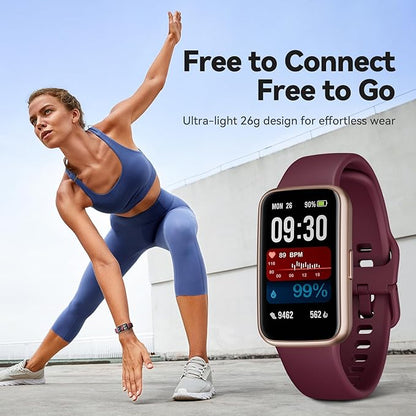 Enfit Fitness Trackers,Smart Watch with 1.47" Color Screen,100+Sport Modes Fitness Watch with Heart Rate Sleep Monitor, Pedometer Step Counter Watch, 3TAM Waterproof Activity Trackers for Women Men,PL