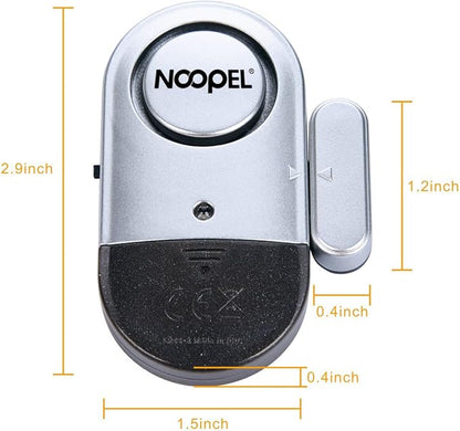 Door Alarms for Kids Safety, 6 Pack 120dB Pool Alarm Sensor for Doors and Windows, Window Alarms for Home Security, Burglar Intruder Entry Alert for Toddlers Personal Security