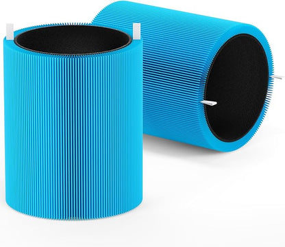Leemone Blue Pure 411 Series AllergenBlock Filter Compatible with Blueair Blue Pure 411, 411 Auto, 411+ Air Purifier, 2 Pack