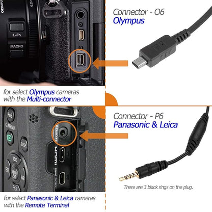 AODELAN Wireless Camera Shutter Release Remote Control for Panasonic Lumix DMC-G7, S5II,S5IIX,G85, GH4,GH5, GH5M, GH5L,GH5 II,GH6, G9, G9L, G9M,FZ300,FZ1000,FZ2000,Replaces DMW-RSL1