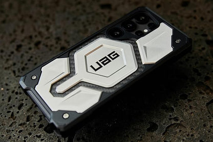 URBAN ARMOR GEAR UAG for Samsung Galaxy S25 Case 6.2" Monarch Pro - Compatible with Magnetic Charging Premium Rugged Military Drop Tested Protective Cover, Carbon Fiber