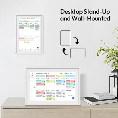 BOCT 10.1'' Digital Calendar Wall - 32GB Memory Touch Screen Chore Chart Smart Calendar,Digital Planner,Auto-Sync,APP Control,Interactive Family Schedules, Gift for Mother