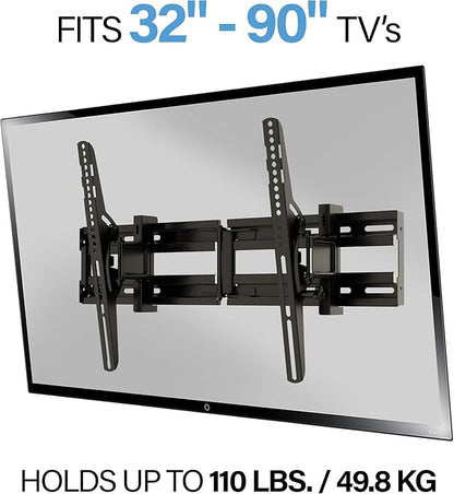 SANUS Vuepoint Extend + Tilt TV Wall Mount for TVs 32"-90" up to 110 lbs