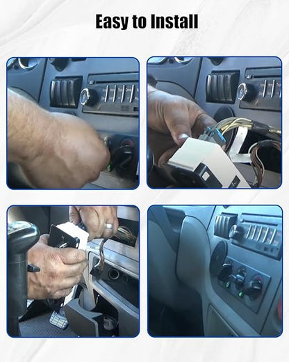 Q21-6012 HVAC A/C Heater Climate Control Module Panel Fit for Peterbilt 384 2008-2015, Cab HVAC Temperature Control Panel Switch Replace Q216012 with 3 Knobs & 2 Buttons