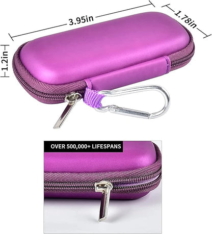 Heart Monitor Case Compatible with AliveCor Kardia Mobile ECG/for KardiaMobile 6L for Apple and Android Device - CASE ONLY (Purple)