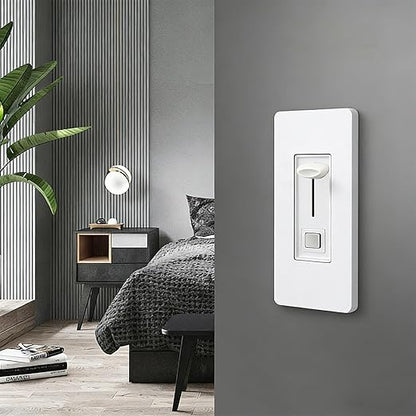 6PCS Dimmer Switch Knob Set | Compatible with Lutron Skylark SCL-153P S-600 S-600P S-660PNL S-603P S-603PNL S-603PG S-1000 | Replacement Universal Knob for Wall Switches & Ceiling Light Dimmers
