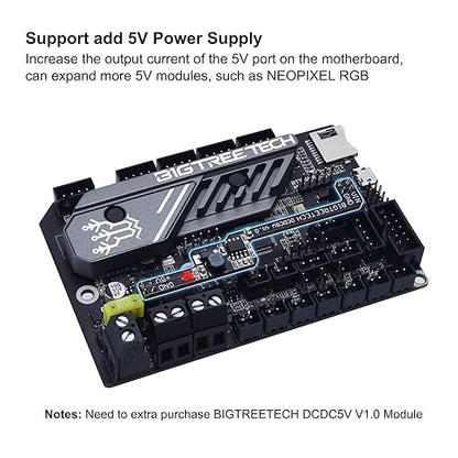 BIGTREETECH SKR Mini E3 V3.0 32 Bit Control Board Integrated TMC2209 UART Stepper Driver Supports Marlin/Klipper Compatible Ender 3/Ender 3 Pro/Ender 3 V2 Ender 5 3D Printer Motherboard