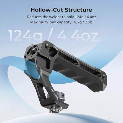 SMALLRIG Top Handle with Monitor Mount Kit, with 3/8"-16 Locating Holes for ARRI, 1/4"-20 Threaded Hole, 5 Built-in Cold Shoe, 360° Swivel and 180° Tilt Adjustable, Anti-Twist Design - 5323