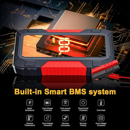 HPBS H50 Jump Starter - 5000A Jump Starter Battery Pack for Up to 10.0L Gas and 8.0L Diesel Engines, 12V Car Battery Jumper Starter Portable with 3.0" LCD Display, Jump Box