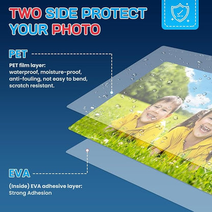 CAREGY 200 Pack Laminating Sheets, Hold 11 x 17 Inch Sheet, 3 Mil Clear Thermal Laminating Pouches 11.5 x 17.5 Inch Lamination Sheet Paper for Laminator, Round Corner
