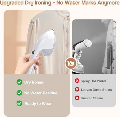 Cobuy Standing Garment Steamer with Dry Ironing, 2000W Powerful Steamer for Clothes with with Flat & Slant & Hanging Iron Options,3 Steam Modes, 25s Fast Heat-Up, Self-Cleaning, 2.2L Water Tank
