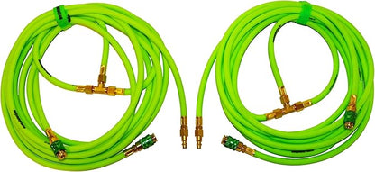MORRFlate Air Hub + Air Hub Hoses Quad 125" Wheelbase 4 Tire Inflation Deflation System with Air Hub Automatic Digital PSI Controller High-Flow Solenoids Fast Efficient Multi Tire Inflation Deflation