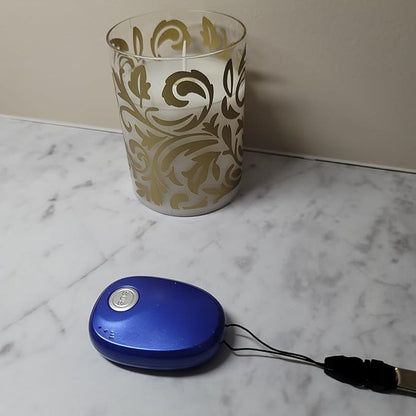 SkyAngel~Wave | One Payment for Life | Mobile Cellular Alert | Fall Detection | Waterproof | Call and Speak to 911 | Life Guardian Alert Two Way Voice | No Subscription | No Cellphone Needed (Blue)