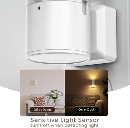 Briignite Motion Sensor Night Light,Motion Activated Plug in Night Lights, 0-100LM Dimmable Soft White 3000K, Motion Sensor Light Indoor for Bathroom Hallway Bedroom Stairway Kid Elderly Pet