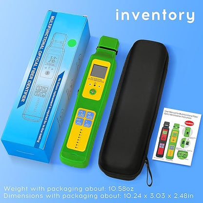 5-in-1 with RJ45 OPM LED Lighting A-507 Live Fiber Optic identifier with OFI Single Mode/Multi Mode Fiber Optic Cable identifier Detector FTTH Tool