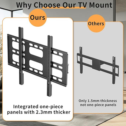 unho Heavy TV Wall Mount for 55 65 75 85 86 95 98 100 Inch TVs up to 264 lbs, Wall Mount tv Bracket Full Motion Max VESA 800 x 600mm,LED LCD Flat Panel Universal tv Mount Stand
