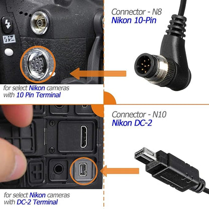 AODELAN Wireless Shutter Release Remote Control for Nikon D750, D5300, D5600, D7200, D7500, Z6, Z7, Z9, D800, D850, Coolpix P1000