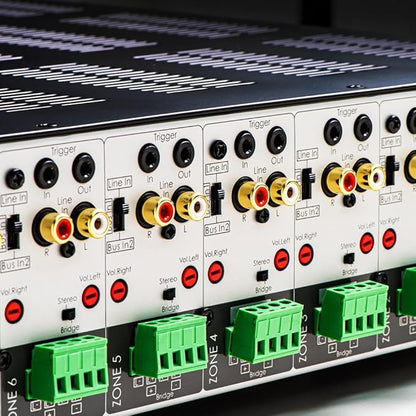 OSD Audio MX1680 GEN2 8 Zone Amplifier 16Ch x 80W, Class D, Front Panel On/Off Buttons, Distributed Audio