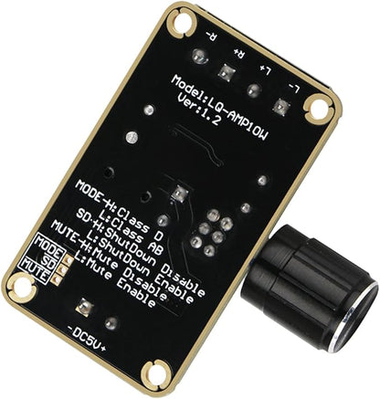 DROK 5W+5W Mini Audio Amplifier Board PAM8406 DC 5V Digital Stereo Power Amp 2.0 Dual Channel Class D Amplify Module for Speaker Sound System DIY