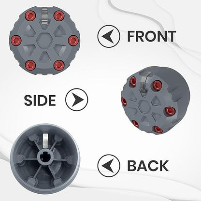 2nd Gen Tacoma Accessories AC Knob Upgrade - 2005,2006,2007,2008,2009,2010,2011,2012,2013,2014,2015 Tacoma Climate Control Dial Mods Set - 2nd Gen Tacoma Mods - for Toyota Interior Replacement Kit