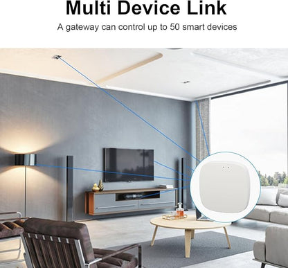 TOOLSGO For Zigbee Smart Gateway for Tuya APP Remote and Voice Control Wireless Multi Mode Gateway Device for Intelligent Appliances