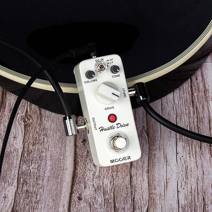 MOOER Hustle Drive Electric guitar distortion pedal, 2 working modes: high/low peak mode, suitable for different musics