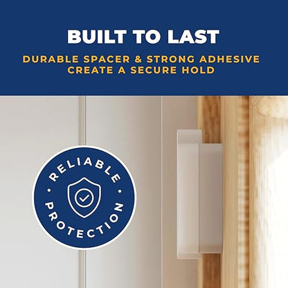 Adhesive Replacement Tape & Sensor Risers Bundle for ADT | Includes 24 Magnet Adhesives and 12 ADT Contact Sensor Spacers - Complete Home Sensor Installation Solution [Device/Magnet NOT Included]