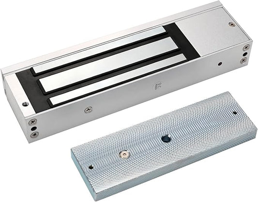 Electromagnetic Lock 1200LBS 500KG Holding Force Electric Magnetic Door Lock 12V Fail Safe NC Mode for Access Control System