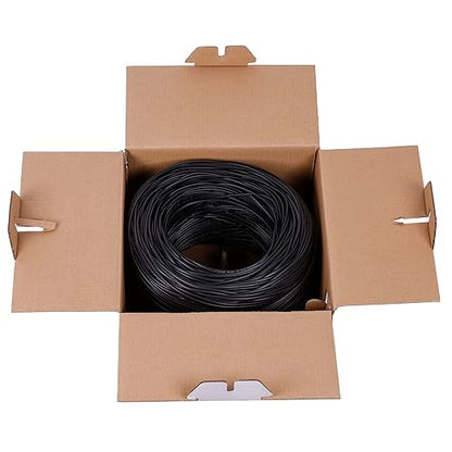 FiveStarCable 18/2 Gauge Low Voltage Cable Wire - 1000 ft, 18 AWG, 2 Conductors, PVC Jacket - for Security Systems, Alarm, Audio, Control, Intercom, and Speaker Applications