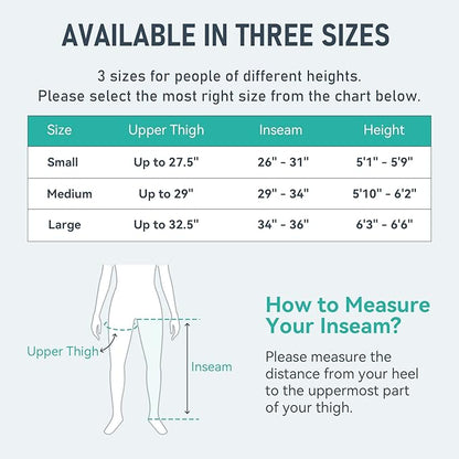 QUINEAR Air Compression Recovery System, Professional Sequential Device for Massage Therapy, Foot and Leg Recovery Boots to Improve Circulation for Athletes, FSA-HSA Eligible (Medium)