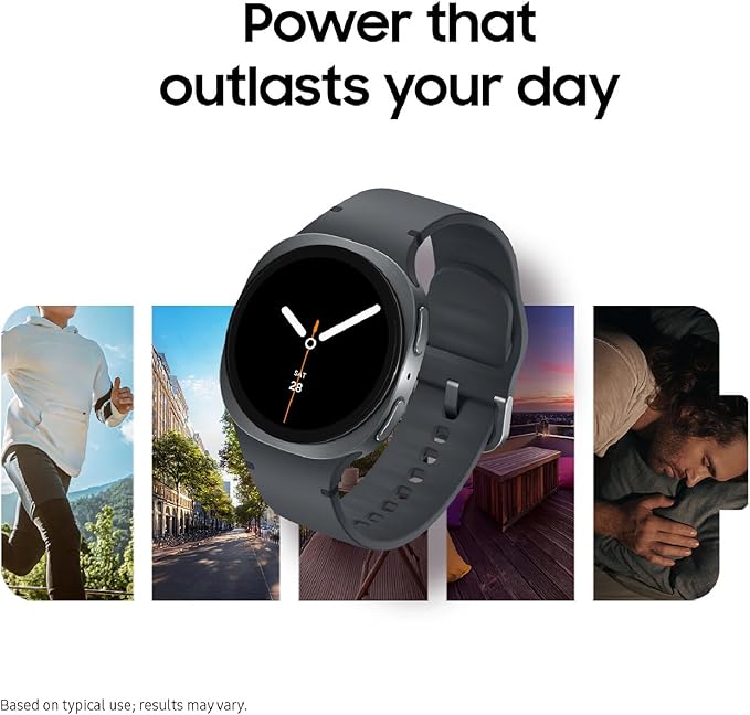 Samsung Galaxy Watch 8 (2025) 40mm LTE Smartwatch, Cushion Design, Fitness Tracker, Sleep Coaching, Running Coach, Energy Score, Heart Rate Tracking, Silver [US Version, 2 Yr Warranty]