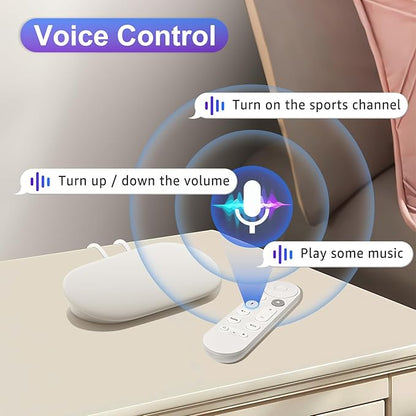 Voice Replacement Remote Control for Chromecast-Google-TV 4K/HD, for Google-TV-Streamer-Remote 4K