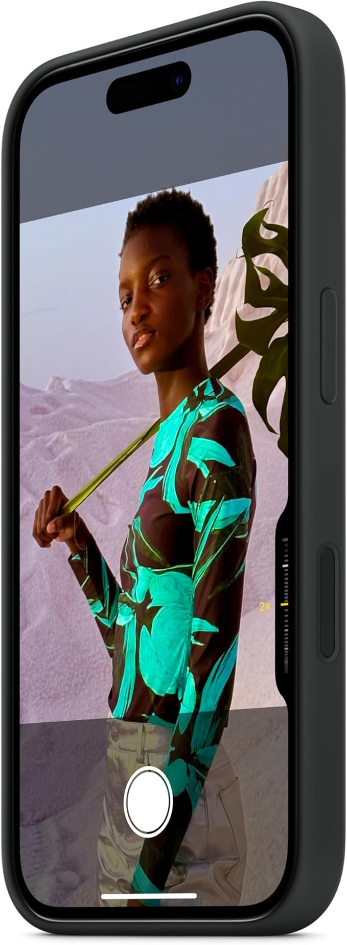 Apple iPhone 16 Silicone Case with MagSafe and Camera Control: Lightweight Phone Case, Wireless Charging Compatible, Smooth Matte Finish; Tangerine