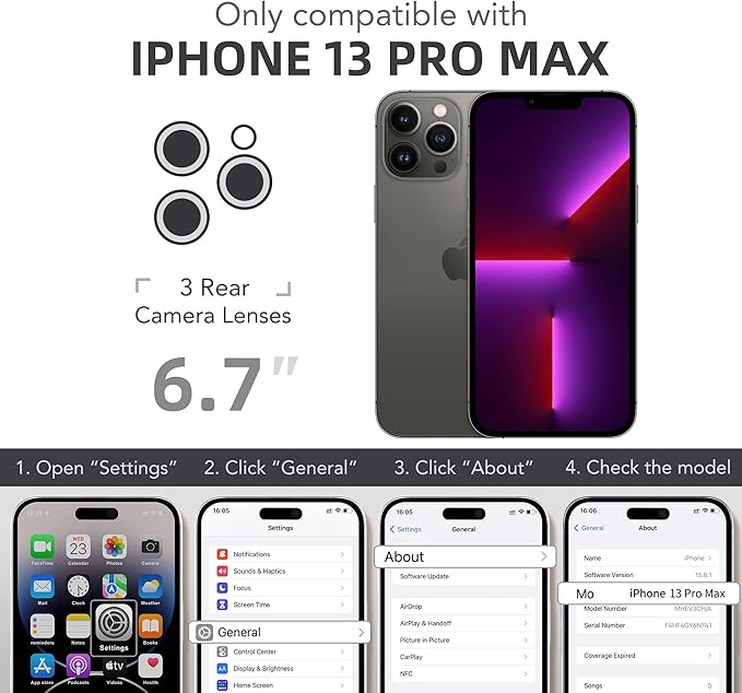 BERFY Magnetic for iPhone 13 Pro Max Case,Compatible with MagSafe,Built-in Privacy Screen Protector and Upgraded Camera Protection,Anti-Spy Full Body Shockproof Phone Case for 13 Pro Max 6.7",Purple