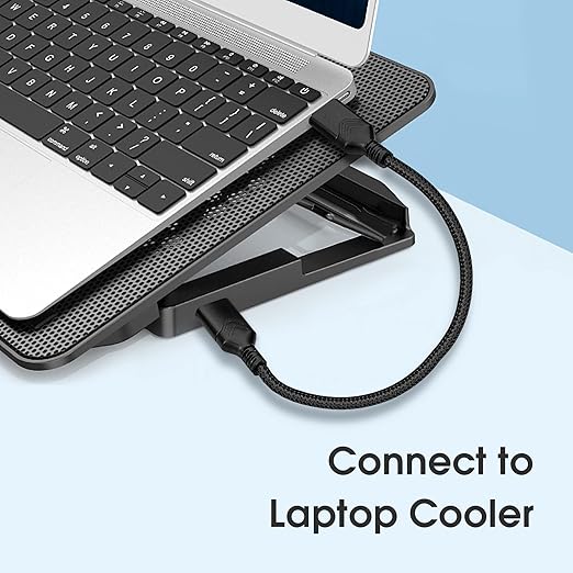 ROFICORD USB 3.0 Male to Male Cable, USB A to USB A High Speed Data Cord Compatible with Hard Disk Drive/Laptop Cooler/Set-top Box/DVD Player/TV/Camera and More (2 FT, Black)