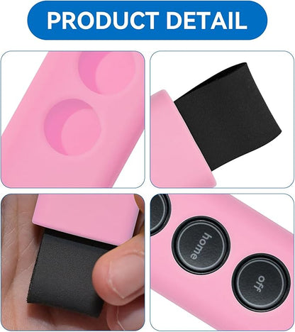 Protective Silicone Sleeve Case for SimpliSafe KeyFob - Arm and Disarm Remotely, Flexible Cover for SimpliSafe Home Security System KeyFob - Latest Gen (Pink)