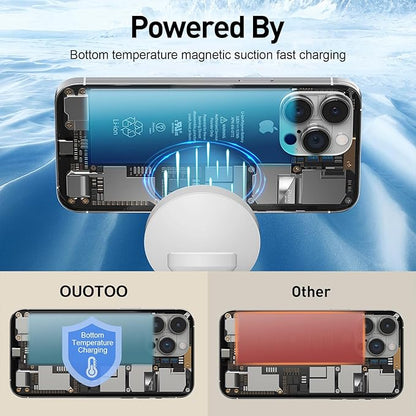 2025 3 in 1 Charging Station Compatible with Magsafe Charger Wireless Charger Stand for iPhone 16 15 14 13 12 Series Wireless Charging Station for AirPods Wireless Charging Stand for iWatch Series