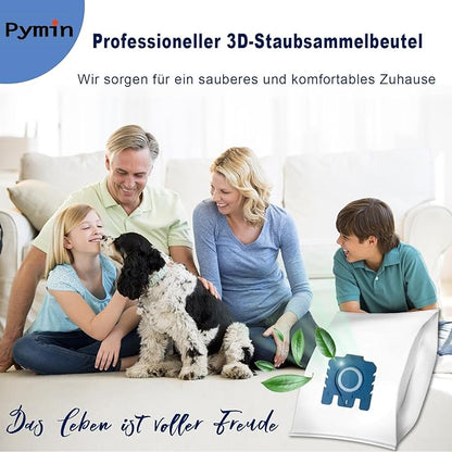 Pymin Upgraded 20 Pack GN Vacuum Dust Bags Compatiable with Miele Hoover Bags,3D Efficiency GN Vacuum Bags for Classic C1,Complete C2 C3, S227 S240, S270, S400, S600, S800,S2, S5, S8 Series