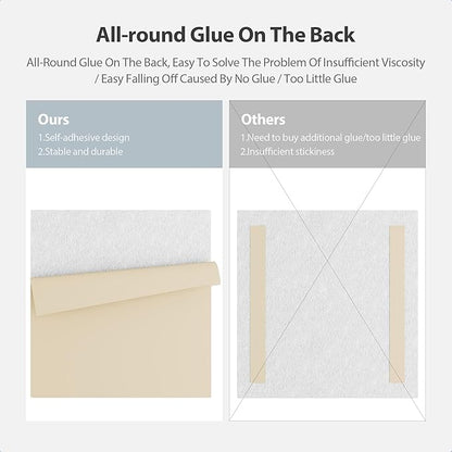 Amantech 12 Pack Acoustic Panels Self Adhesive Sound Proof Foam, High Density Sound Acoustic Panel, 12X12X0.4 Inch Square Panels in Home, Office, Reccording Room, Studio,and more(Snow White)