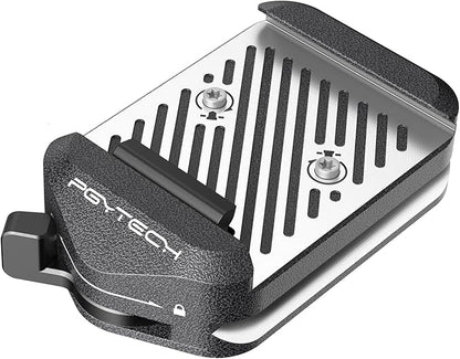 PGYTECH Quick Release Clamp V2, Compatible for Arca Swiss Plate Camera Mount Adapter with 1/4" to 3/8" Screw Thread for Tripods/Gimbals/Sliders/Stabilizers(Only Clamp)