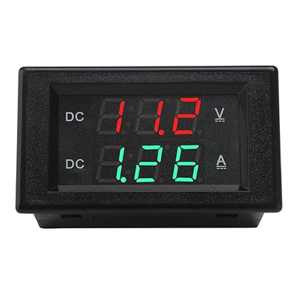 DROK DC 4.5-100V Digital Voltmeter Ammeter Multimeter Panel, DC Amp Meter Voltage Meter, Current Meter 0-50A Volt Tester, LED Display Voltage Gauge for Automotive Motor Battery