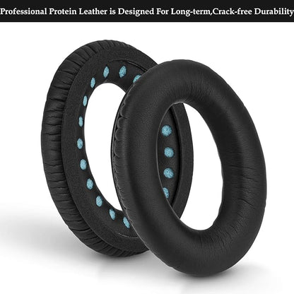 Replacement Earpads Compatible for Bose QuietComfort QC2,QuietComfort 15 QC15,QuietComfort QC25,QuietComfort QC35,Bose AE2,AE2i,AE2w,SoundTrue, SoundLink (Around-Ear) Headphone (Black)