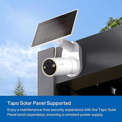 Tapo MagCam 4K Outdoor Wireless Security Camera - Up to 200-Day Battery, Magnetic Mount, Person/Vehicle Detection, Subscription-Free Local Storage or Optional Cloud, Works with Alexa, C460