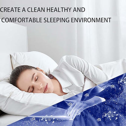 Pure Sleepy Pro Bed Vacuum Dust Mites, 2025 Upgrade 12000pa Pure Sleepy Pro Bed Vacuum, Mattress Cleaner Machine Deep Cleaner with Uv-C Light, 8,000 Vibrations Per Minute (Green)