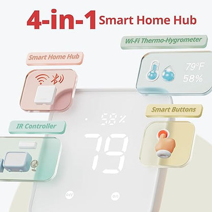 SwitchBot Smart Switch Button Pusher(3Pack) with Hub Mini & SwitchBot Hub 2 (2nd Gen)